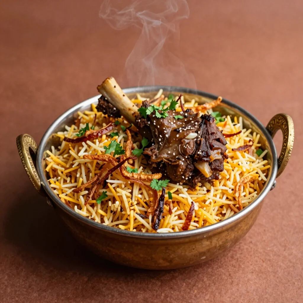 Royal Lamb Shank Biryani